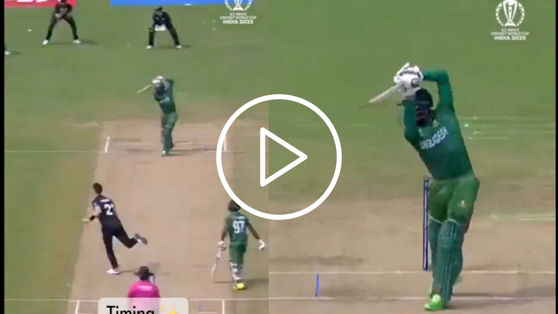 [Watch] Mehidy Hasan Miraz Smashes Matt Henry For A Classy Boundary